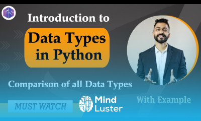 Lec 15 Various Data types in Python Comparison of all python data types