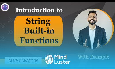 Lec 19 Python String Built in Functions Python  for Beginners