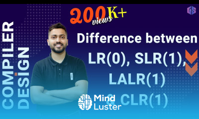 Lec 16 Difference between LR 0 SLR 1 LALR 1 CLR 1 using Same example
