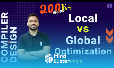 Lec 30 Local vs Global Optimization Scope of Optimization