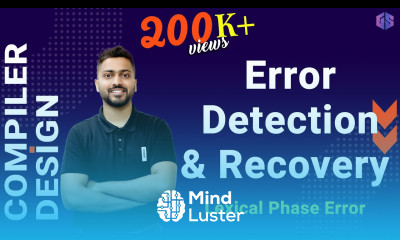 Lec 34 Error Detection And Recovery Lexical Phase Error Compiler Design