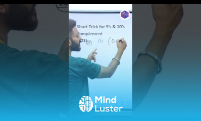 Short Trick for 9 s 10 s Complement numbersystem computer cbse shorts gate ugcnet