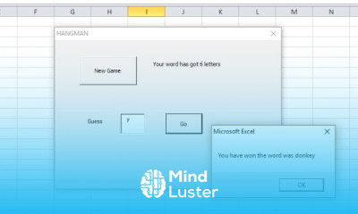 How to Make a Hangman Game with VBA Part 6 – Keeping Score