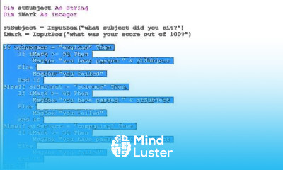 17 Introduction to Programming with VBA Nested If Blocks