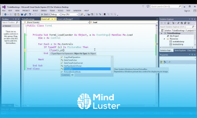 4 VB NET Booking System Working with PictureBox Images