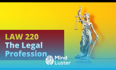 LAW 220 The Legal Profession