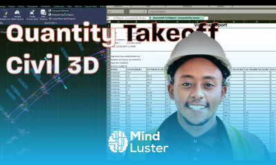 How to calculate quantity Takeoff in Civil 3D and generate reports