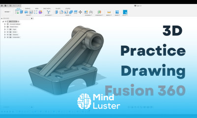 Making a 3D component in Fusion 360 Practice drawing