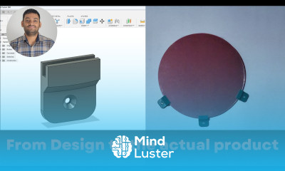 Designing to 3D printing a mirror bracket in Fusion 360