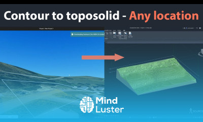 Export contour and create toposolid using AutoCAD Revit and Equator Studios