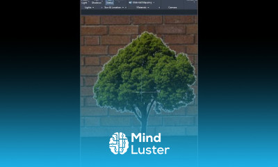 Making realistic tree in AutoCAD 3D