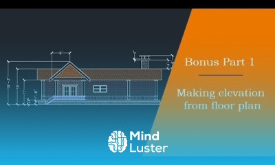 Making elevation view from floor plan Bonus part 1 of 2