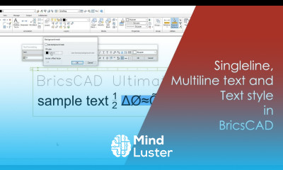 All about Text and Text style in BricsCAD