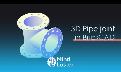 Making a 3D pipe joint in BricsCAD