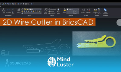 BricsCAD Making 2D wire cutter
