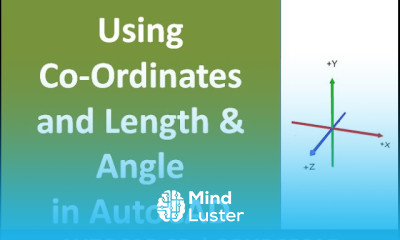 Using co ordiantes and entering dimensions in autocad