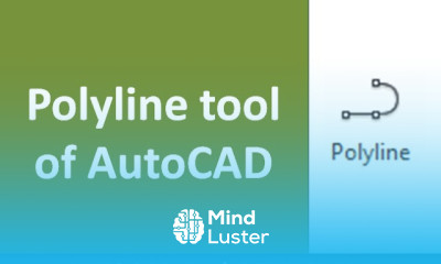 Polyline command of autocad with all subcommands