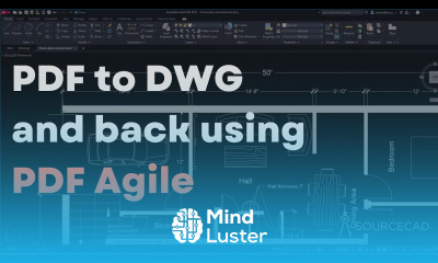 How to Convert PDF to DWG and Convert it Back using PDF Agile