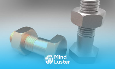 3D modelling of metric M8 nut and bolt using AutoCAD