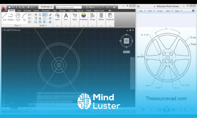 2D drawing using AutoCAD Drawing 2