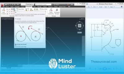 2D drawing using AutoCAD drawing 1