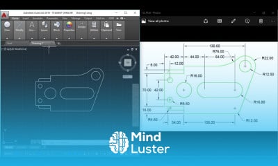 2D AutoCAD practice drawing