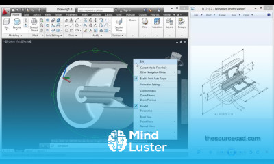 3D mechanical modelling using AutoCAD model 4
