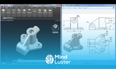 Autocad 3D practice drawing SourceCAD