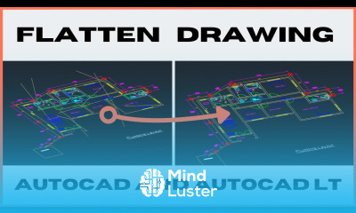 Flatten AutoCAD drawing and remove Z axis for AutoCAD and AutoCAD LT
