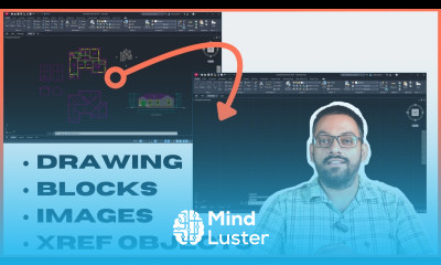 Copy object from one drawing to another in AutoCAD including drawing blocks and images