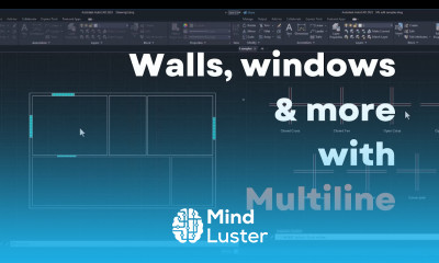 MLINE Command in AutoCAD with practical use cases Multiline command