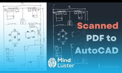 Convert scanned PDF and Image into DWG