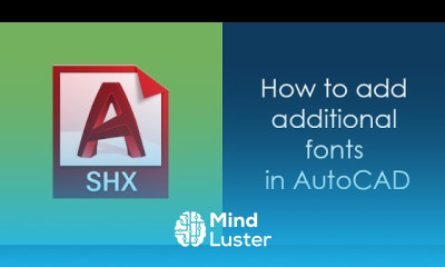 How to add additional fonts in AutoCAD