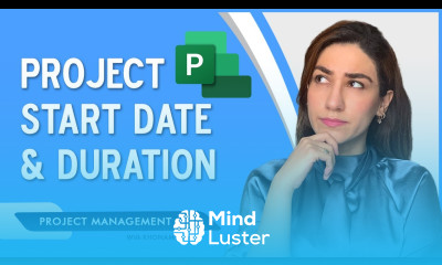 Project Start Date and Duration in MSP Microsoft Project