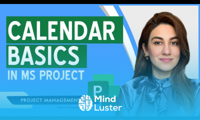 How do I create a project calendar in MS Project Basics msp microsoftproject