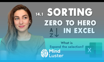 Excel All you need Sorting in Excel Color More than 1 column sort Current Selection