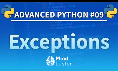 Exceptions in Python Advanced Python 09 Programming Tutorial