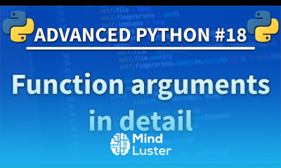 Learn Function arguments in detail Advanced Python 18 Programming ...