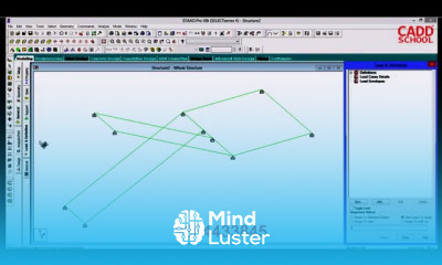 Staad Pro Tutorial for Beginners Stair Analyse