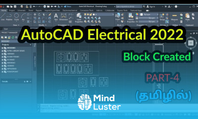 AutoCAD Electrical 2022 Block Created PART 4 AUTOCAD ELECTRICAL IN TAMIL