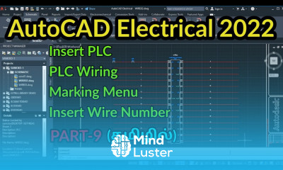 AutoCAD Electrical 2022 insert PLC PLC WIRING PART 9 AutoCAD Electrical in Tamil