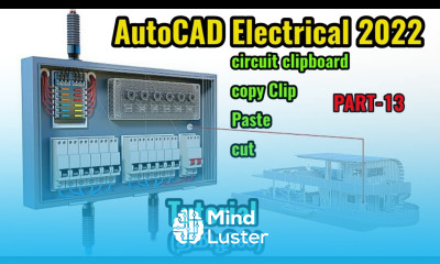 AutoCAD Electrical 2022 circuit clipboard PART 13 AutoCAD Electrical in Tamil