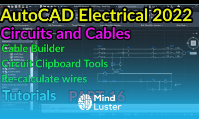 AutoCAD Electrical 2022 circuit builder PART 16 AutoCAD Electrical in Tamil