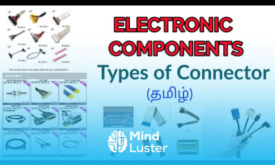 Types of connectors connector wire connection in tamil