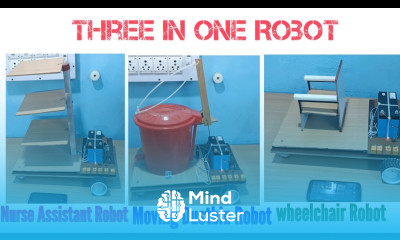 Three in one Robot Nurse Assistant Robot wheelchair Robot Dustbin Robot