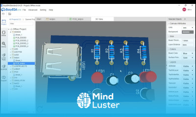 PCB DESIGN TUTORIAL IN TAMIL PART 3 PCB DESIGN FOR LED FLASHER