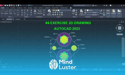 AutoCAD 2D exercise 4