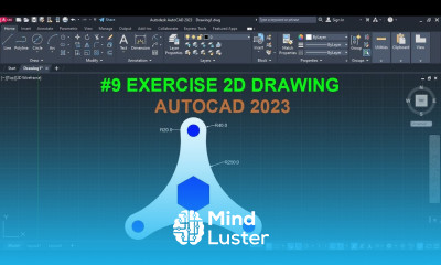 AutoCAD 2D exercise 8