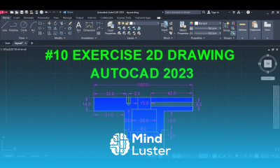 AutoCAD 2D exercise 10
