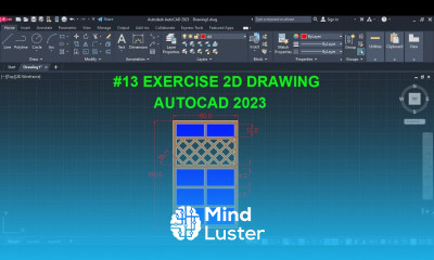 AutoCAD 2D Exercise 13